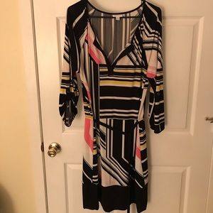 NY & Co. Multi Striped Dress